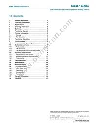 NX3L1G384GW Datasheet Page 17