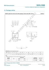 NX3L1G66GW Datasheet Page 14