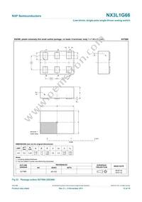 NX3L1G66GW Datasheet Page 15