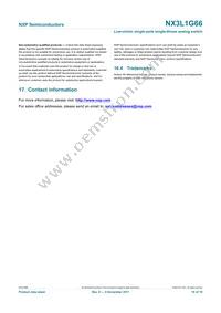 NX3L1G66GW Datasheet Page 18