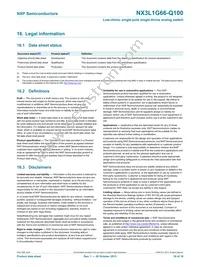 NX3L1G66GW-Q100H Datasheet Page 16