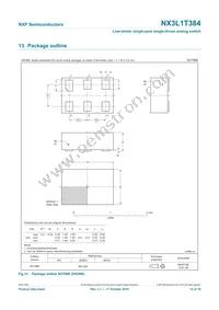 NX3L1T384GM Datasheet Page 14