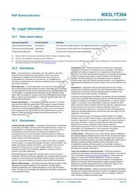 NX3L1T384GM Datasheet Page 16