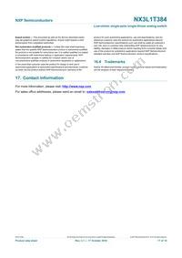 NX3L1T384GM Datasheet Page 17