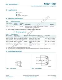 NX3L1T5157GM Datasheet Page 2