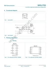 NX3L1T53GD Datasheet Page 3