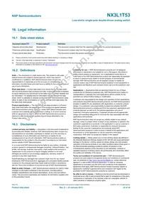 NX3L1T53GD Datasheet Page 22