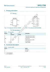 NX3L1T66GM Datasheet Page 3