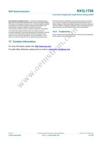 NX3L1T66GM Datasheet Page 19