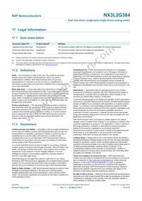 NX3L2G384GD Datasheet Page 19