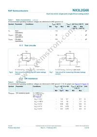 NX3L2G66GM Datasheet Page 6