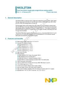 NX3L2T384GT Datasheet Cover