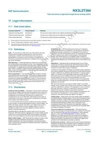 NX3L2T384GT Datasheet Page 18