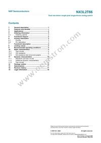 NX3L2T66GD Datasheet Page 21