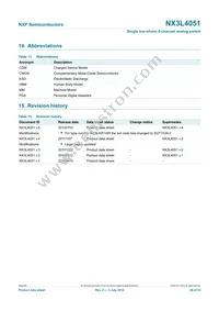 NX3L4051HR Datasheet Page 20