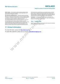 NX3L4051HR Datasheet Page 22