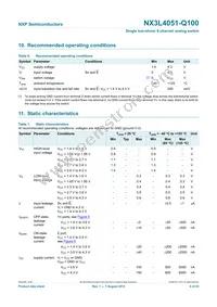 NX3L4051PW-Q100J Datasheet Page 6