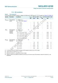 NX3L4051PW-Q100J Datasheet Page 8