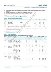 NX3L4053HR Datasheet Page 5