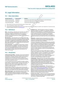 NX3L4053HR Datasheet Page 20