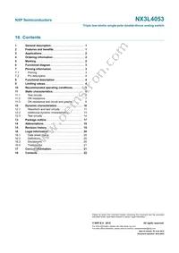 NX3L4053HR Datasheet Page 22