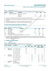 NX3L4053PW-Q100J Datasheet Page 5