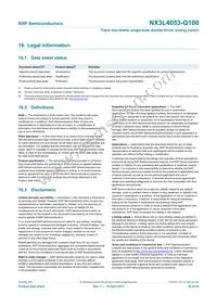 NX3L4053PW-Q100J Datasheet Page 20