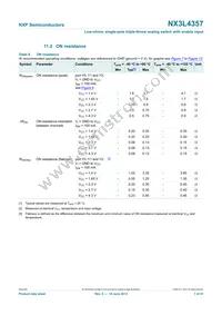 NX3L4357GM Datasheet Page 7