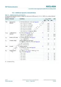 NX3L4684TK Datasheet Page 15