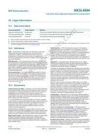 NX3L4684TK Datasheet Page 22