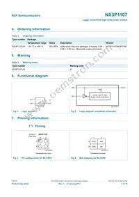 NX3P1107UKZ Datasheet Page 2