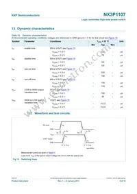 NX3P1107UKZ Datasheet Page 9