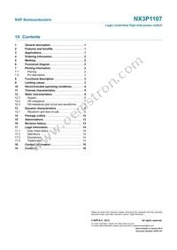 NX3P1107UKZ Datasheet Page 16