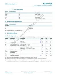 NX3P1108UKZ Datasheet Page 3