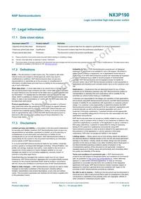 NX3P190UK Datasheet Page 12