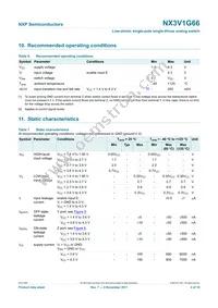 NX3V1G66GM Datasheet Page 4