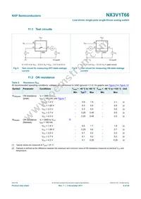 NX3V1T66GW Datasheet Page 6