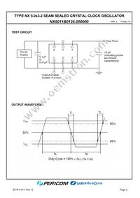 NX5011B0125.000000 Datasheet Page 4