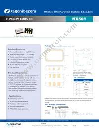 NX5011C0120.000000 Datasheet Cover