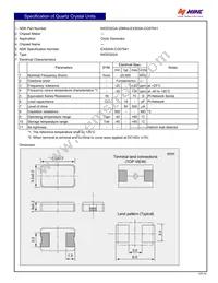 NX5032GA-25MHZ-EXS00A-CG07041 Datasheet Cover