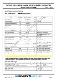 NX5041D0100.000000 Datasheet Page 3