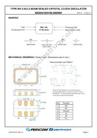 NX5041D0100.000000 Datasheet Page 6