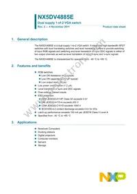 NX5DV4885EHF Datasheet Cover