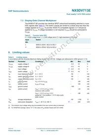 NX5DV713EHF Datasheet Page 5