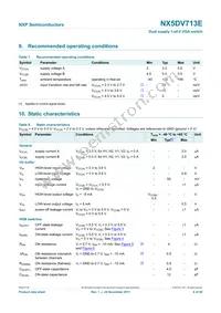 NX5DV713EHF Datasheet Page 6