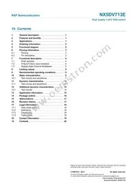 NX5DV713EHF Datasheet Page 20