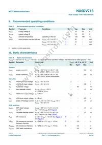 NX5DV713HF Datasheet Page 6