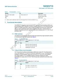 NX5DV715HF Datasheet Page 4