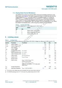 NX5DV715HF Datasheet Page 5