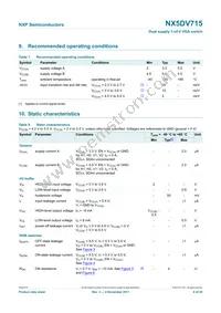 NX5DV715HF Datasheet Page 6